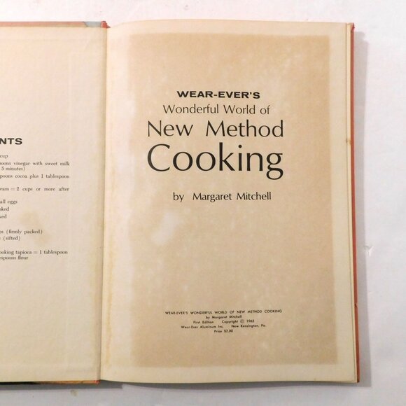 Wear Evers Wonderful World of New Method Cooking Cookbook First Edition 1965 HB - Picture 3 of 7